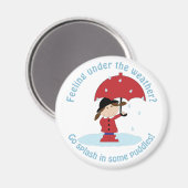 Ga plons in plassen magneet (Voorkant / Achterkant)