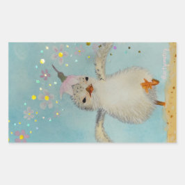 Ga! Rechthoekige Sticker