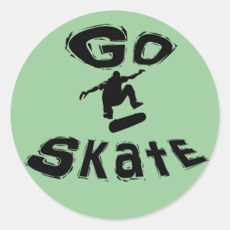 Ga Schaats Stickers