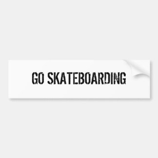 GA SKATEBOARDING BUMPERSTICKER