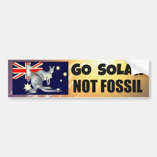 GA SOLAR-BUMPERSTICKER BUMPERSTICKER (Voorkant)