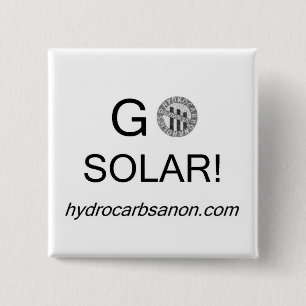 Ga Solar. Knoop Vierkante Button 5,1 Cm