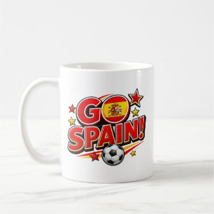 GA SPANJE Voetbal Fan Beker Patriotisch Spanje V Koffiemok