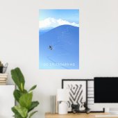 Ga Splitboarden Reisposter Poster (Thuiskantoor)
