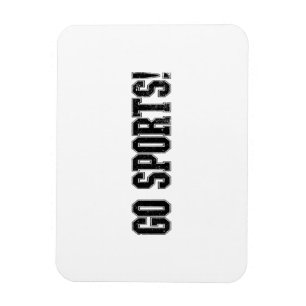 Ga sporten! Grappige Sport Fan Go Sport Magneet