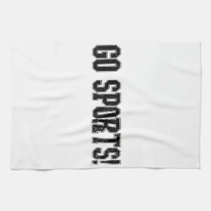Ga sporten! Grappige Sport Fan Go Sport Theedoek