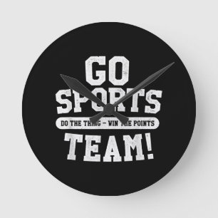 Ga sportteam! Grappige sporten Ronde Klok