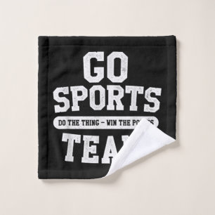 Ga sportteam! Grappige sporten Washandje