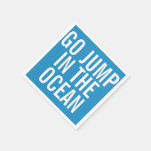 Ga springen in de Ocean Blue en White Vacation Hom Servet (Hoek)