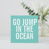 Ga springen in de Ocean Folded Note Kaart (Staand voorkant)