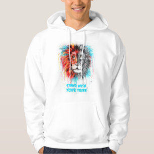 Ga staan met je driezijdige Mannen Hoodie