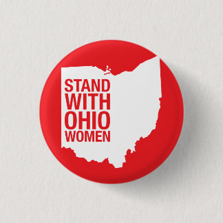 Ga staan met Ohio Women-Button Ronde Button 3,2 Cm