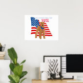 Ga stemmen poster (Thuiskantoor)