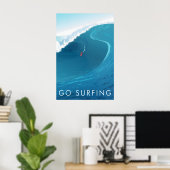 Ga Surfen Reisposter Poster (Thuiskantoor)