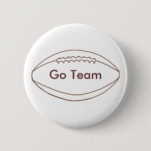 Ga Team voetbal Overzicht knoppen Ronde Button 5,7 Cm