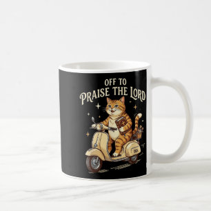 Ga ter ere van de Heer Grappige Christelijke Katte Koffiemok