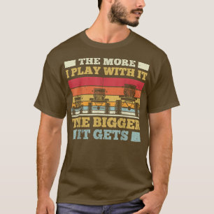 Ga terug hoe meer ik ermee speel t-shirt