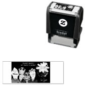 Ga terug naar je werk postzegel  zelfinktende stempel (In situ)