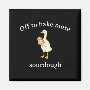 Ga Terug Sourdough Brood Bakken, Grappig Sourdough Magneet