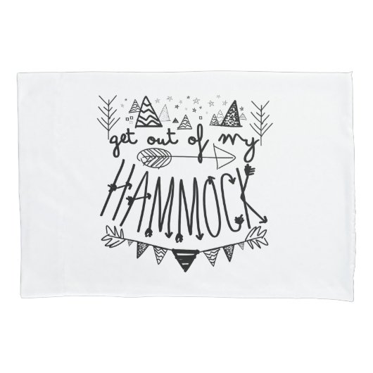 Ga uit mijn Hammock. Kussensloop (Voorkant)