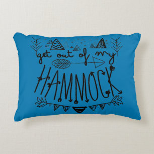 Ga uit mijn Hammock (persoonlijke) reis Decoratief Kussen