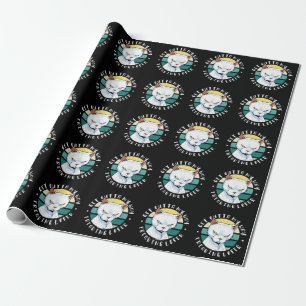 Ga uit mijn weg, een loser, Moody Cat Invitat Cadeaupapier