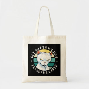 Ga uit mijn weg, een loser, Moody Cat Invitat Tote Bag