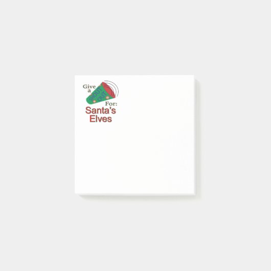 Ga uit voor de Elves van de Kerstman Post-it® Notes (Voorkant)
