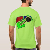 ga van mijn gras af , yah ' dang hooligans t-shirt (Achterkant)