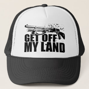 Ga van mijn land af trucker pet