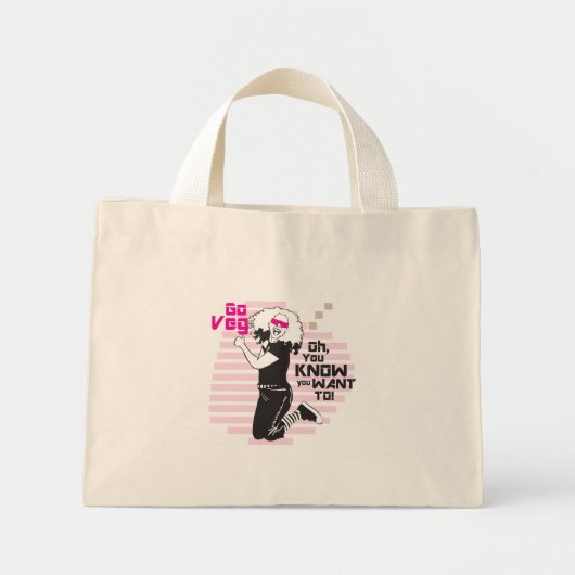 Ga Veg! Mini Tote Bag (Voorkant)