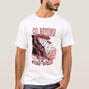 Ga verder dan het Stay Wild T-shirt