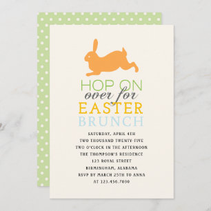 Ga verder met Pasen Brunch Kaart