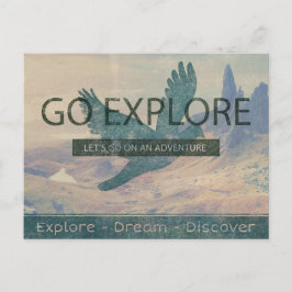 Ga verkennen briefkaart