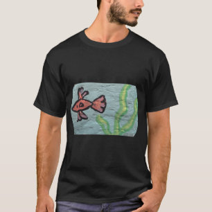 Ga vissen met kat - ik kan hetã‚„ã£ãŸï¼Witte n T-shirt