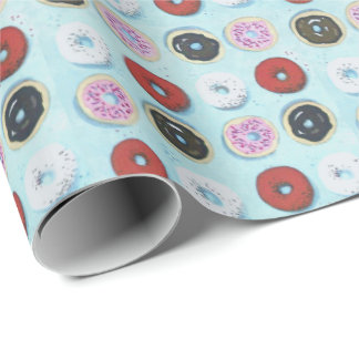 Ga voor donuts Wrapping Paper Cadeaupapier