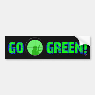 Ga voor groen! bumpersticker