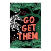 Ga voor hen Japan Tiger Positivity bemoediging