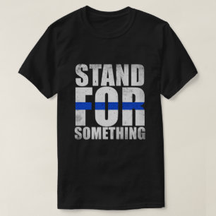 Ga voor iets anders dan de politie van de blauwe l t-shirt