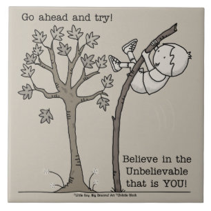 Ga vooruit en probeer het tegeltje