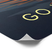 Ga Wakeboarden Reisposter Poster (Hoek)