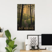 Ga Wandelreizen Reisposter Poster (Thuiskantoor)