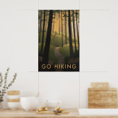 Ga Wandelreizen Reisposter Poster (Keuken)