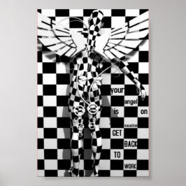 Ga weer aan het werk poster