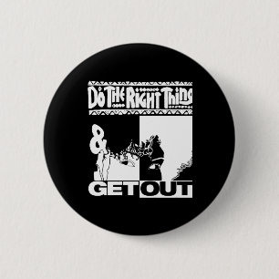 Ga weg...256 Sticker Ronde Button 5,7 Cm