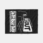 Ga weg...267 Sticker Fleece Deken (Voorkant (Horizontaal))