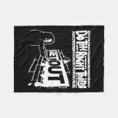 Ga weg...272 Sticker Fleece Deken (Voorkant (Horizontaal))