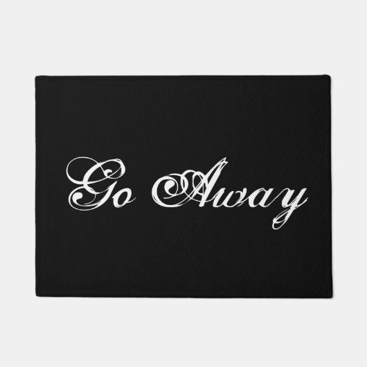 Ga weg Doormat Deurmat (Voorkant)