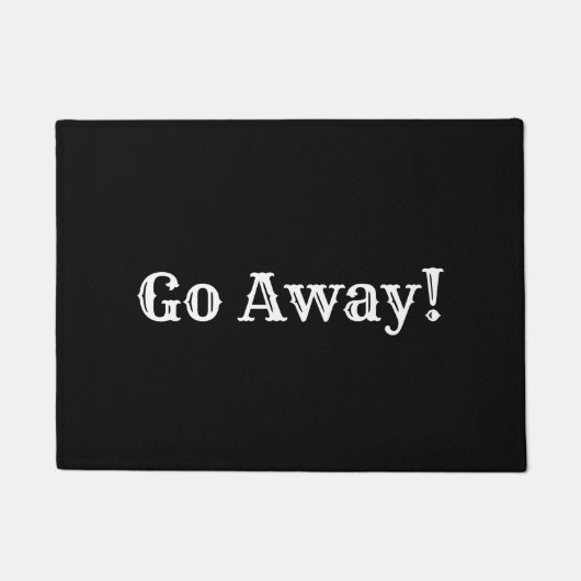 Ga weg Doormat Deurmat (Voorkant)