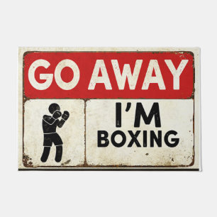 Ga weg, ik ben Boxing Rug, Boxing Players Deurmat
